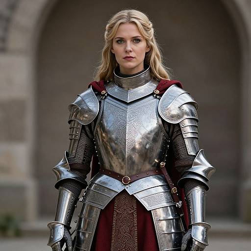 Excalibur-Inspired Medieval Knight Woman