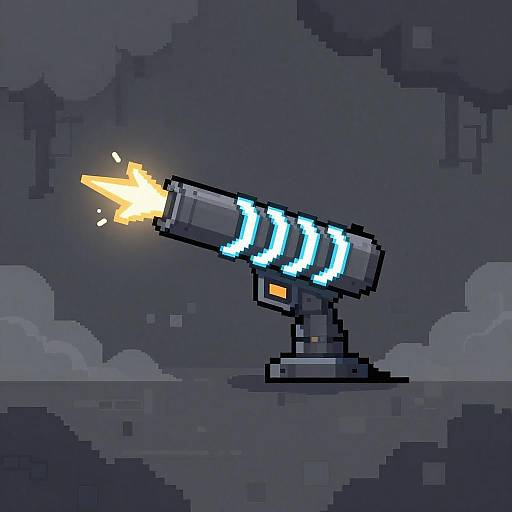 Minimalist Pixel Ion Sprayer Sprite
