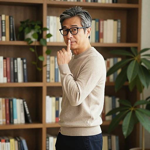 Playful Confident East Asian Portrait