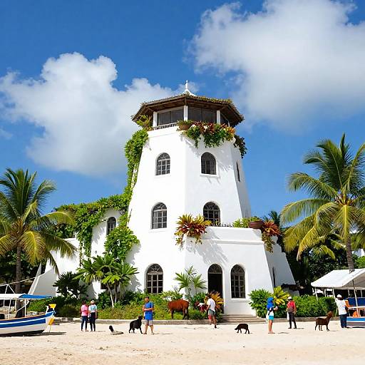 Majestic Tropical Island Architecture