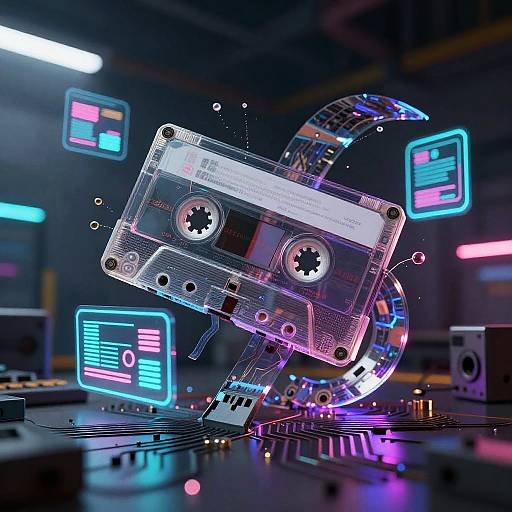 Fragmented Audio Tape Meets Digital Circuits