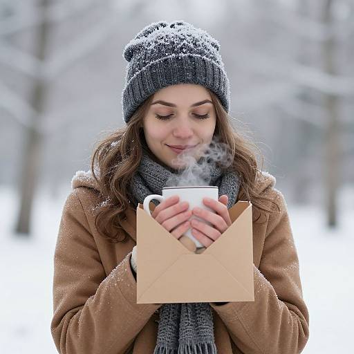 Serene Winter Comfort Moment