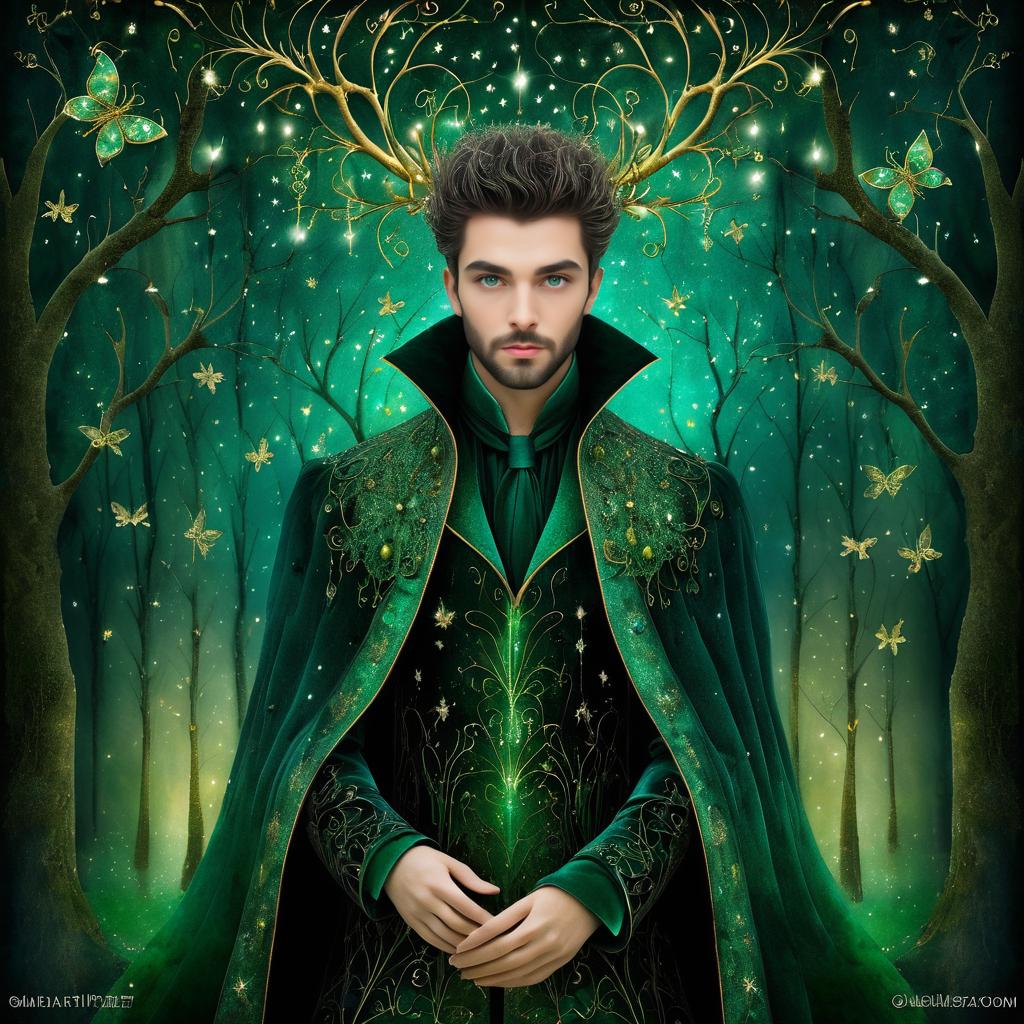 Enchanted Forest King in Dreamy Atmosphere