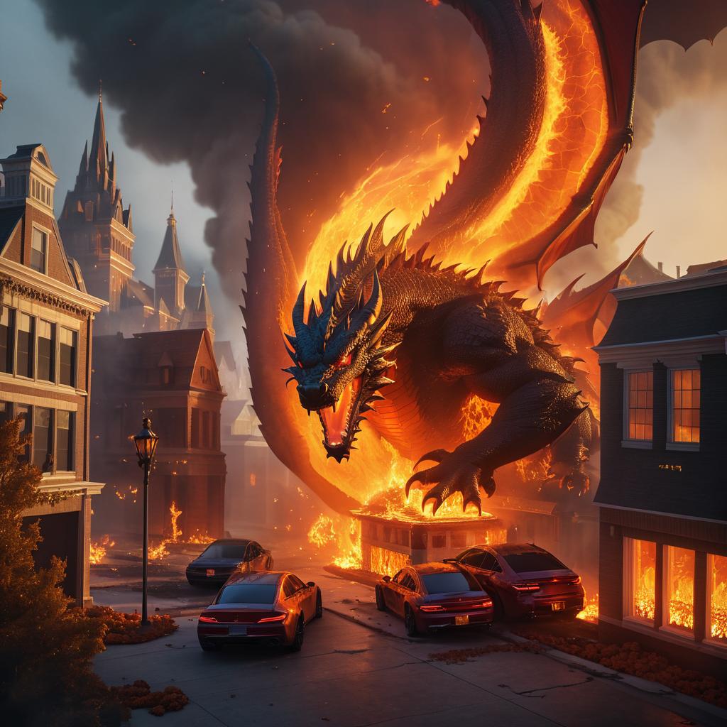 Epic Fire-Breathing Dragon Rampage