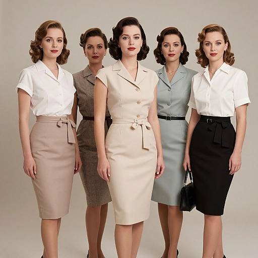 Classic Retro Fashion: 50s to 70s Style