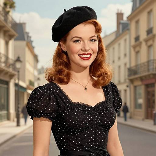 Vintage French Movie Poster Woman