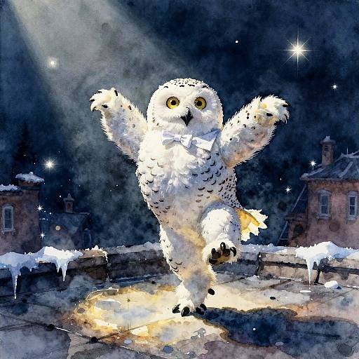 Tap-Dancing Snowy Owl Performance