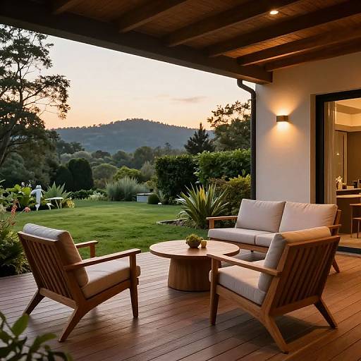 Orchard Lodge Serene Deck View