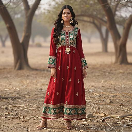 Elegant Sindhi Culture Day Attire