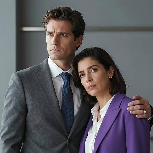 Intimate Portrait of a Serious Couple