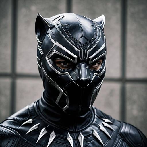 Stylish Black Panther Cosplay Costume