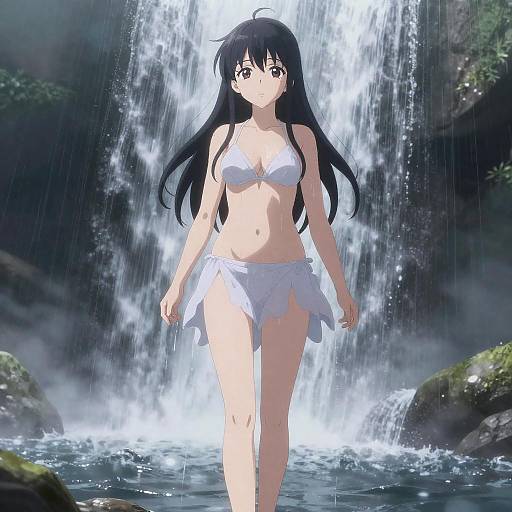 Ethereal Stormbound Valkyrie Waterfall Ecchi
