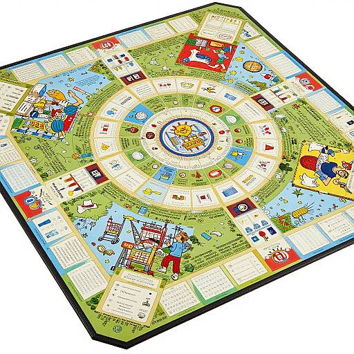 Intricate Retro Children's Board Game
