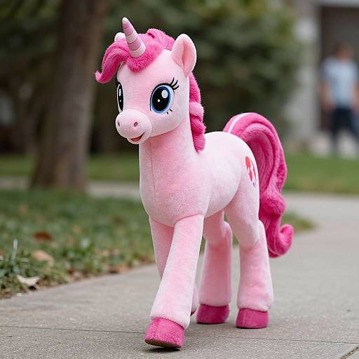 Pink Unicorn Costume Walk