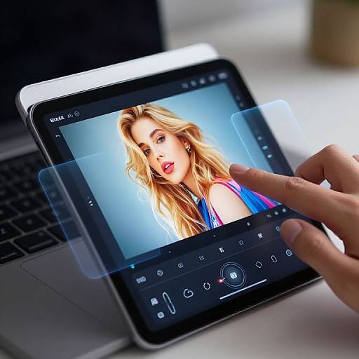 Sleek AI Photo Editor Interface