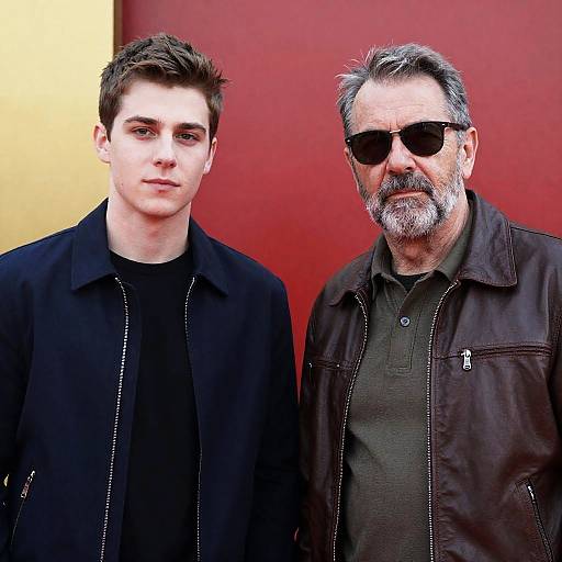 Outdoor Portrait of Two Distinct Men