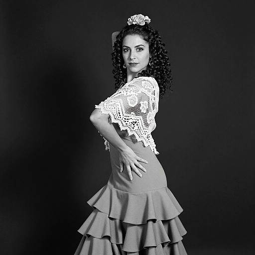 Reserved Flamenco Novice Portrait