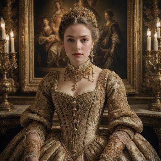 Elegant 17th Century Baroque Portrait