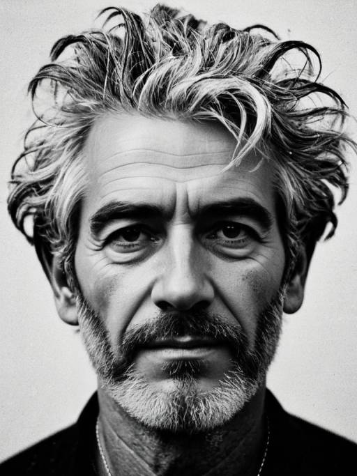 Candid Portrait of a Salt and Pepper Man