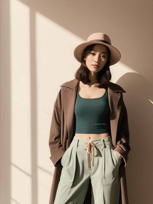 Urban Casual Style with Leopard Hat