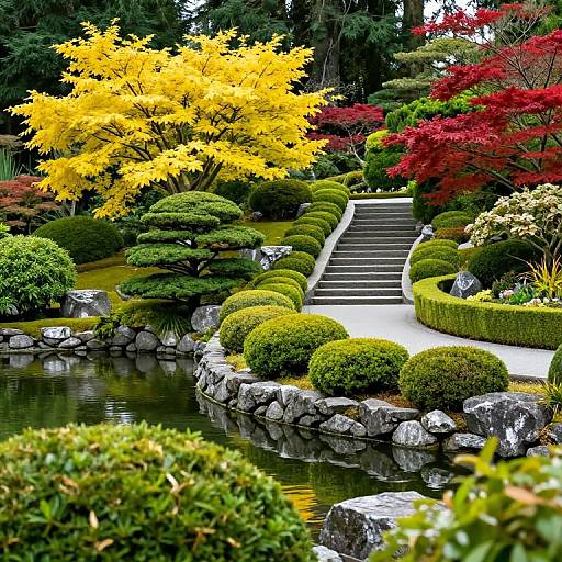 Tranquil Japanese Garden at Butchart