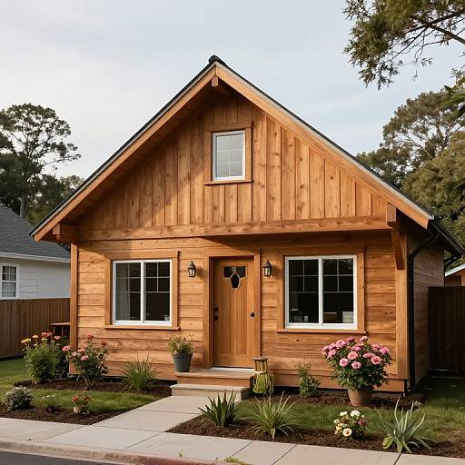 Cozy Craftsman-Style Wooden Bungalow
