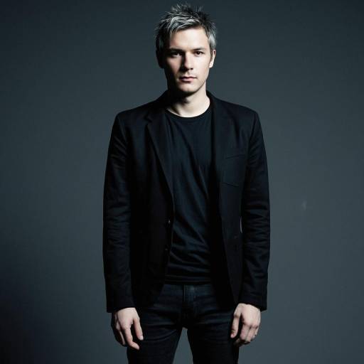 Man in 1980s Post-Punk Fashion