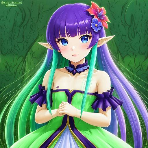 Illustration of Ameth (princess connect!), princess connect! in the style of Leonmandala