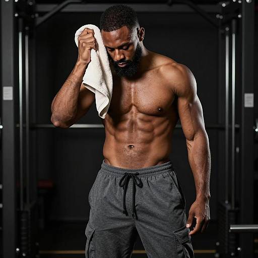 Ultra-Detailed Fitness Portrait of Man