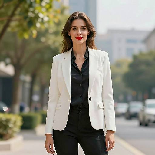 Stunning Outdoor Portrait in Blazer