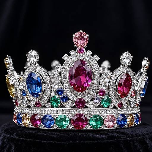Bejeweled Enchanted Regal Crown