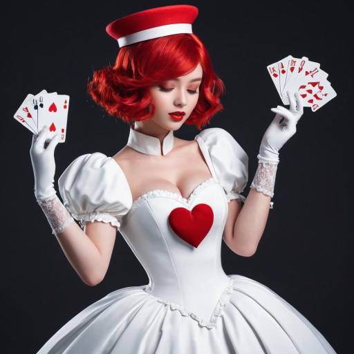 Enchanted Red-Themed Card Fantasy