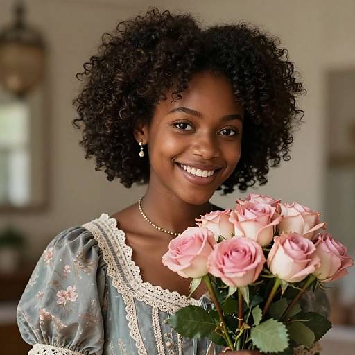 Victorian Afro-American Mother's Day Beauty