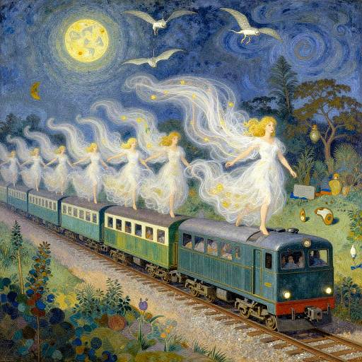 Ethereal Spirits Train to Afterlife