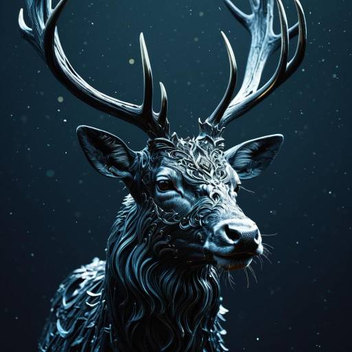 Radiant Plasmoid Stag with Ornate Antlers Radiant Plasmoid Stag with Ornate Antlers