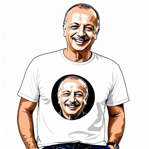 High-Quality Vector Art of Erdogan Smiling