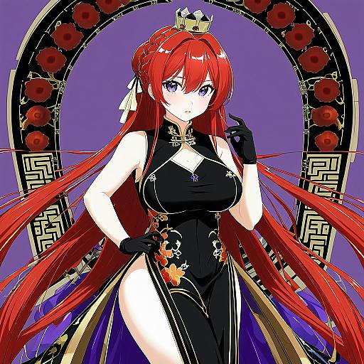 Illustration of Monarch (azur lane), azur lane in the style of Toudori