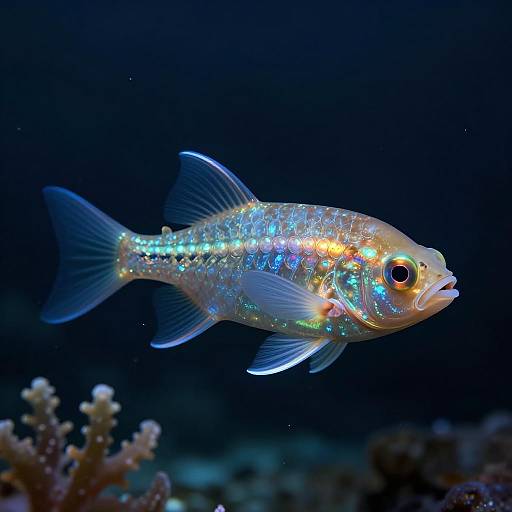 Stunning Bioluminescent Alien Sea Life