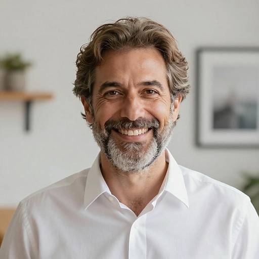 Friendly Portrait of a Smiling Man