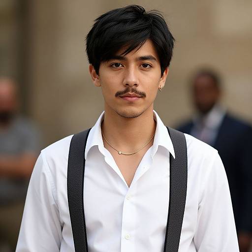 Realistic Coraline Costume Man Portrait