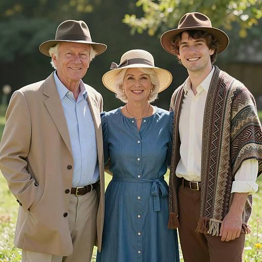 Joyful Outdoor Gathering with Friends