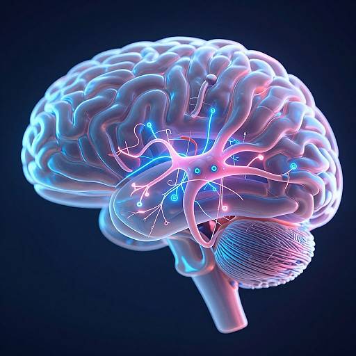 Cyberpunk Neuronal Brain Anatomy