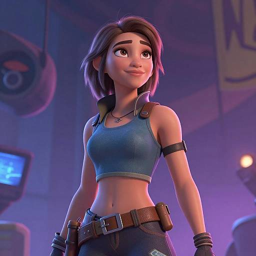 Low Angle Maya Hawke Portrait