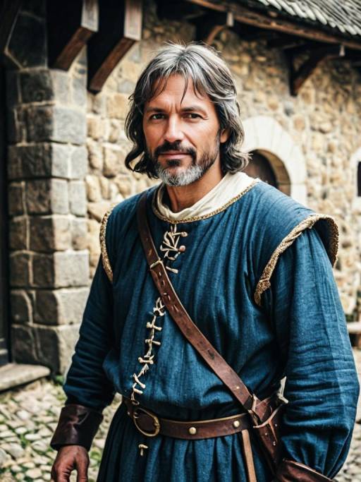 Cinematic Medieval Peasant Cosplay Photo