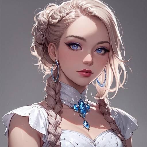 Elegant Solo Portrait of a Woman