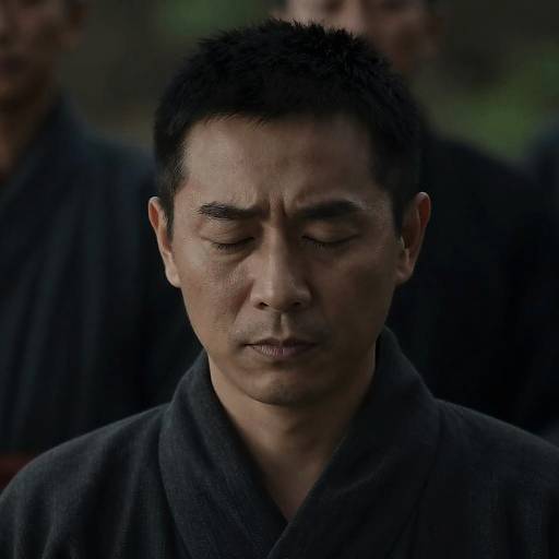 Intimate Portrait of a Contemplative Man