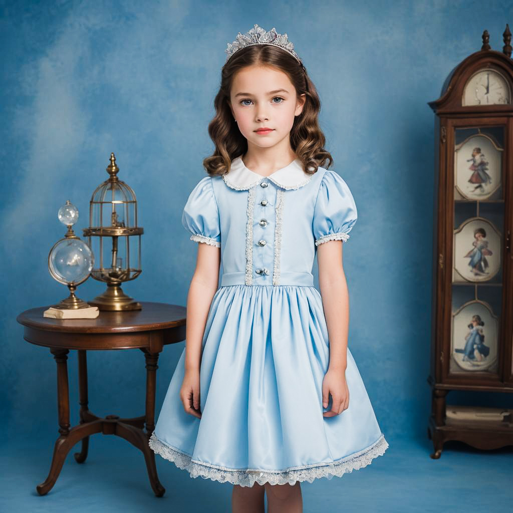 Enchanted Schoolgirl Photo Shoot in Vintage Style