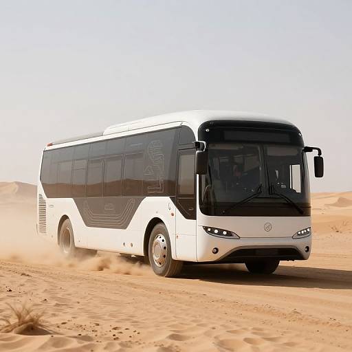 Futuristic Desert Bus Design