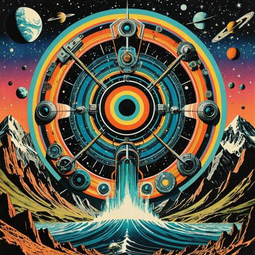 Vintage Surreal Psychedelic Sci-Fi Collage Vintage Surreal Psychedelic Sci-Fi Collage