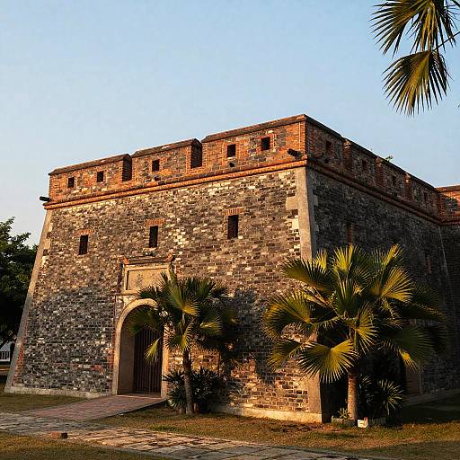 Historic Fort Zeelandia in Golden Hour